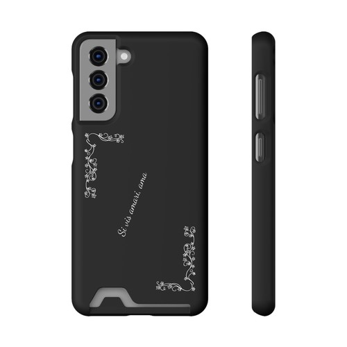 Vis amari ama - si, (black)